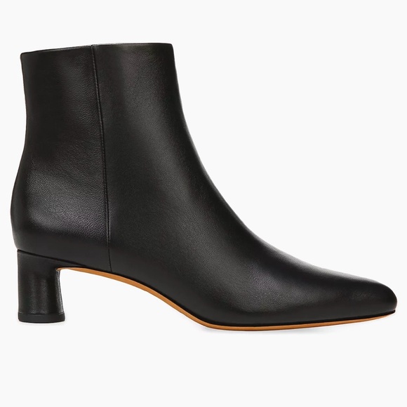 NEW Vince Hilda Leather Ankle Boots Black Size 5.5 - Picture 2 of 15